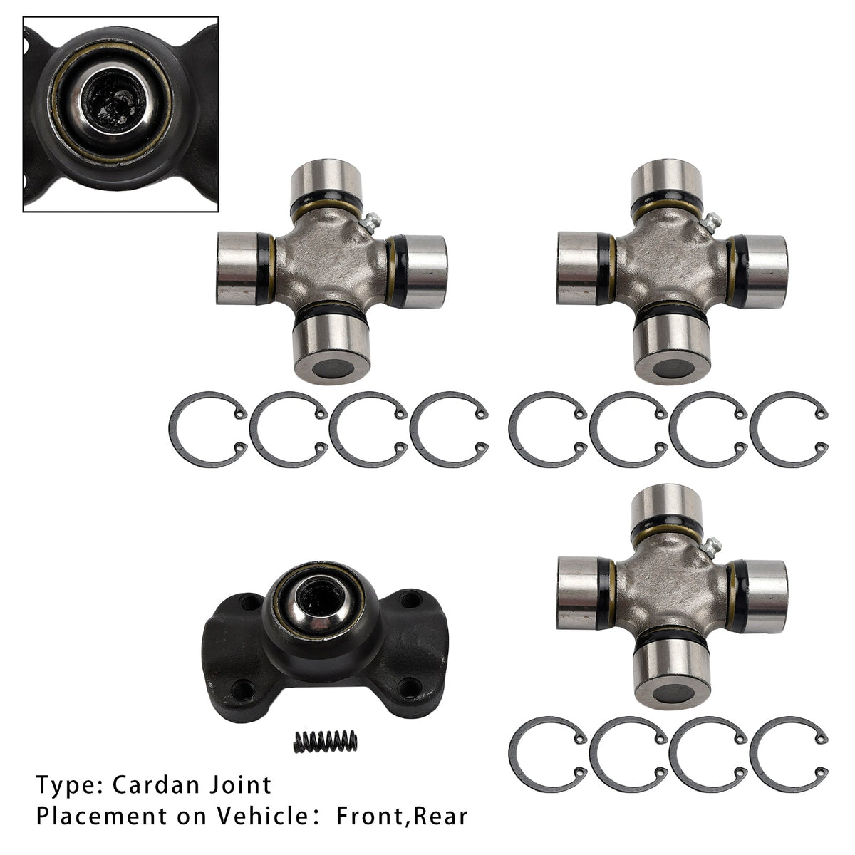 Jeep Wrangler Cherokee XJ TJ 211355X 5-153X Double Cardan Joint