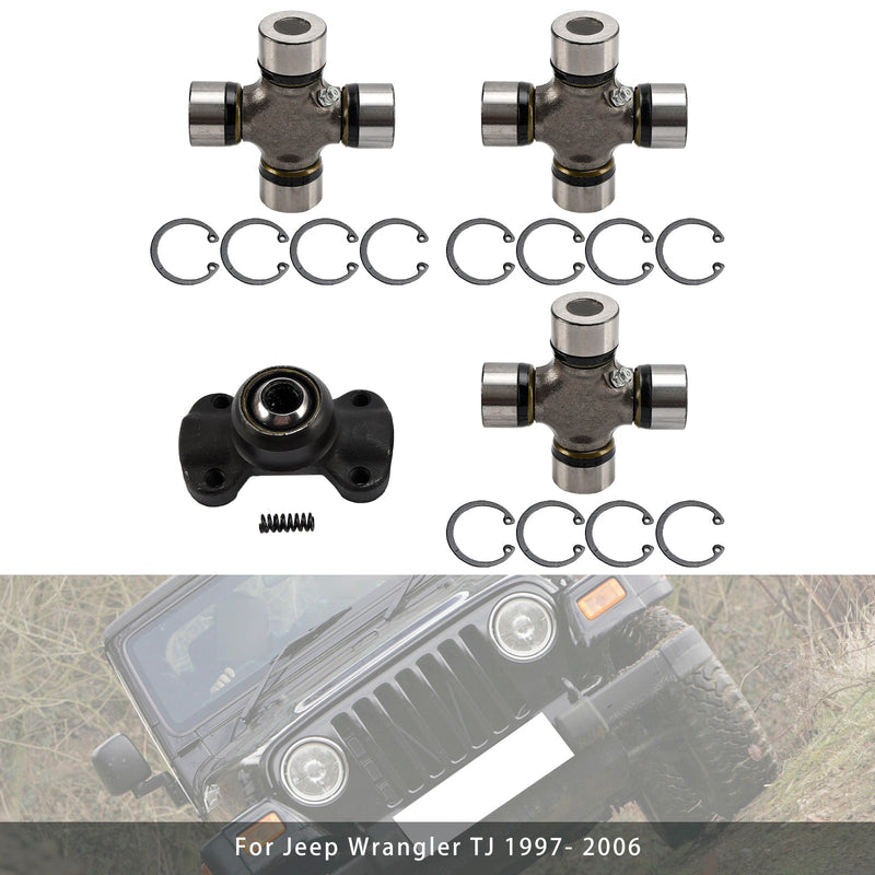 Double Cardan Joint 211355X + 5-153X For Jeep Wrangler Cherokee XJ TJ