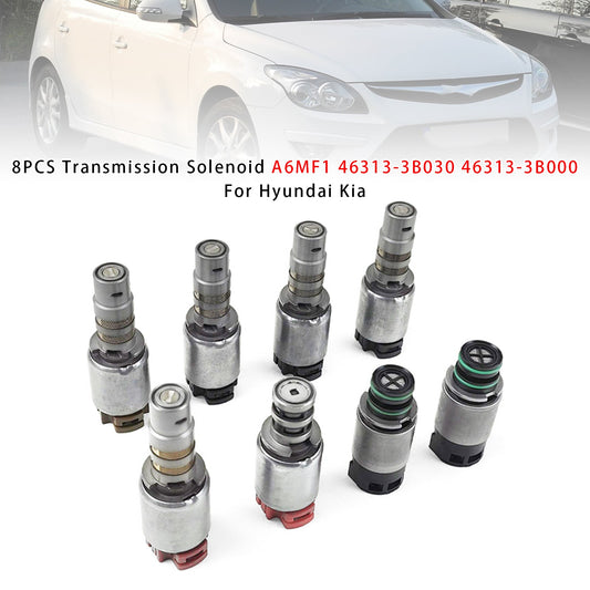 Hyundai Kia 8PCS Transmission Solenoid A6MF1 46313-3B030 46313-3B000
