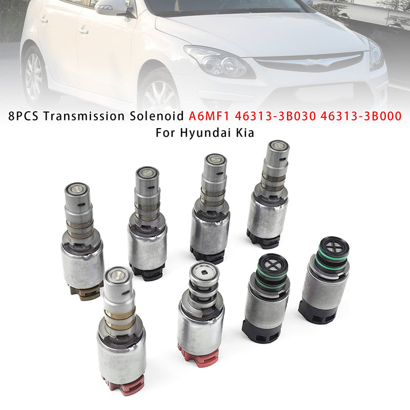 Hyundai Kia 8PCS Transmission Solenoid A6MF1 46313-3B030 46313-3B000