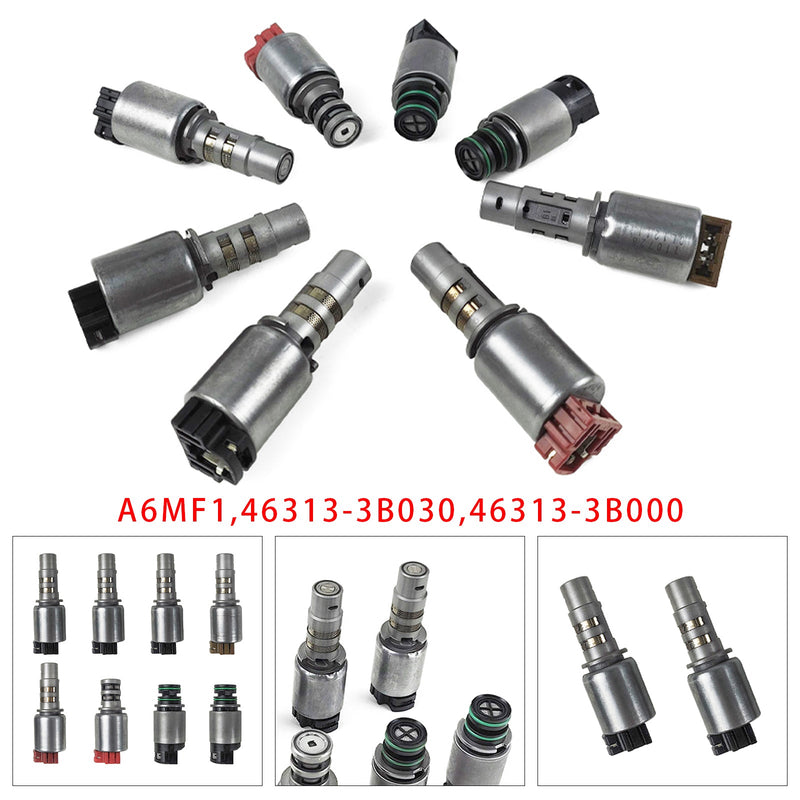 8PCS Transmission Solenoid A6MF1 46313-3B030 46313-3B000 For Hyundai Kia