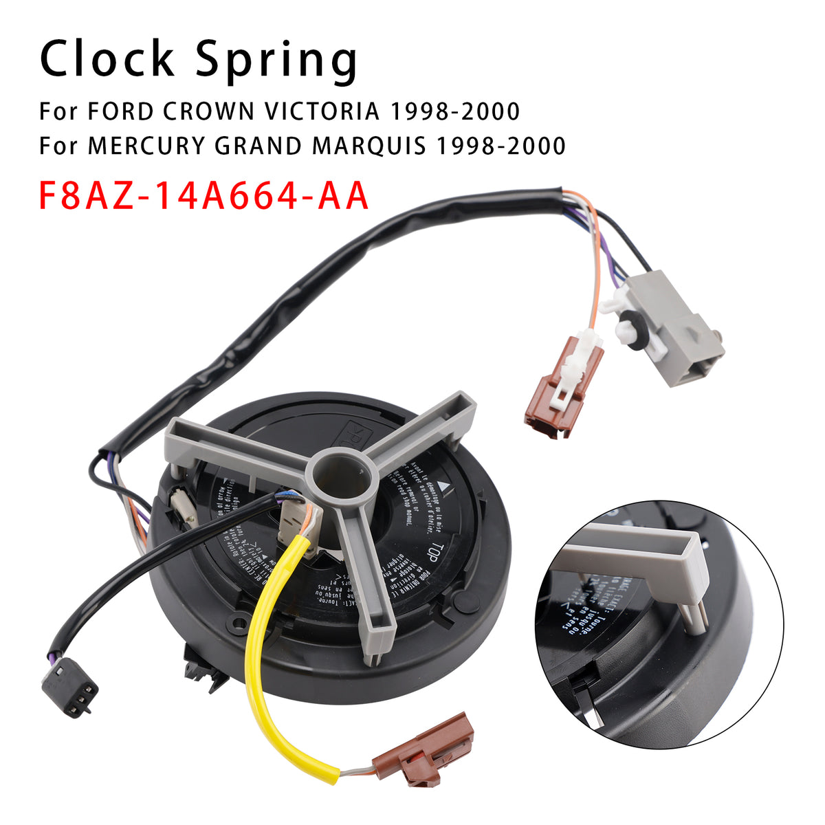 Ford Victoria Mercury Grand Marquis 1998-2000 F8AZ-14A664-AA Clock Spring