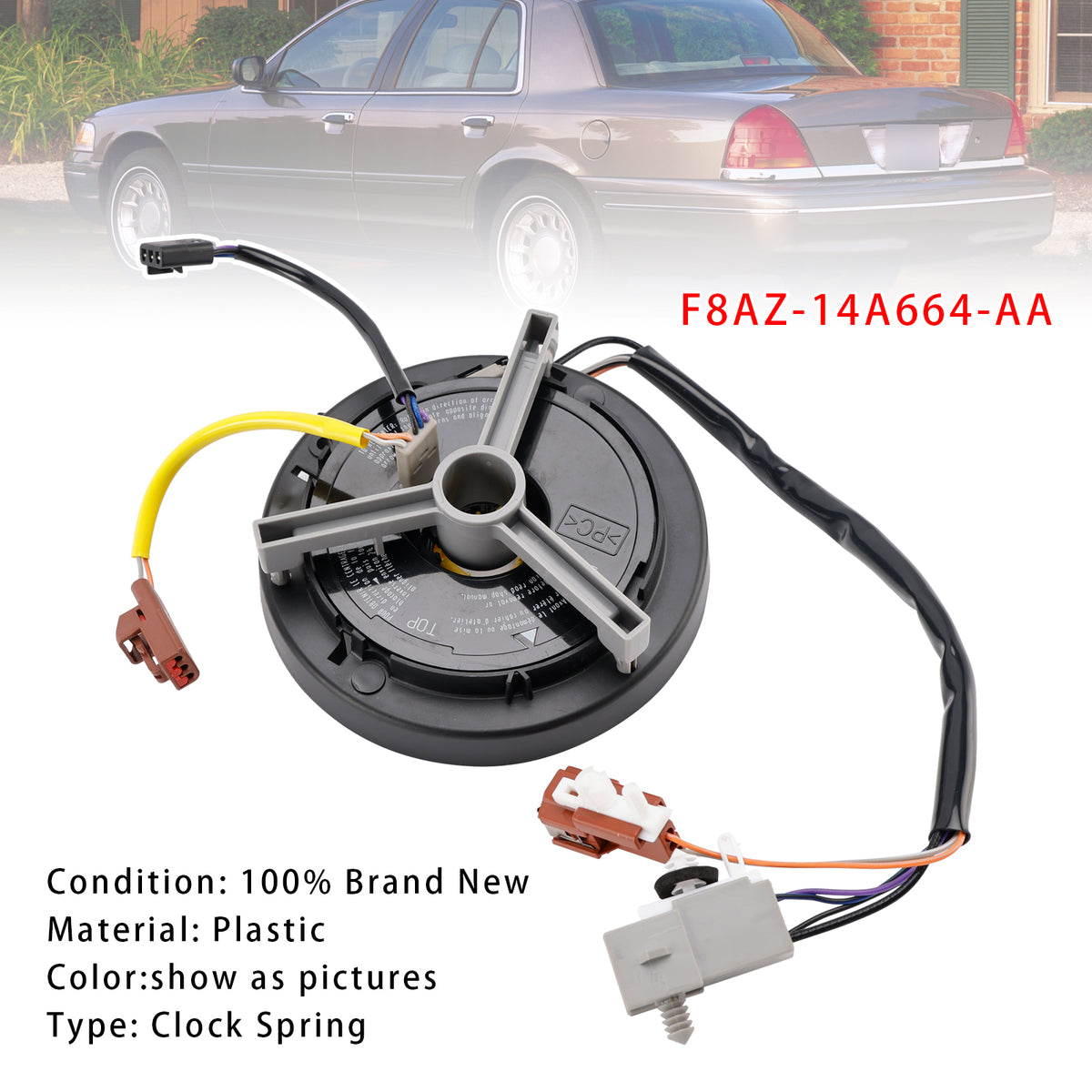 Ford Victoria Mercury Grand Marquis 1998-2000 F8AZ-14A664-AA Clock Spring