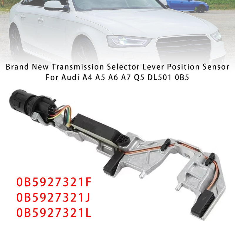 Audi A4 A5 A6 A7 Q5 DL501 0B5 Transmission Selector Lever Position Sensor