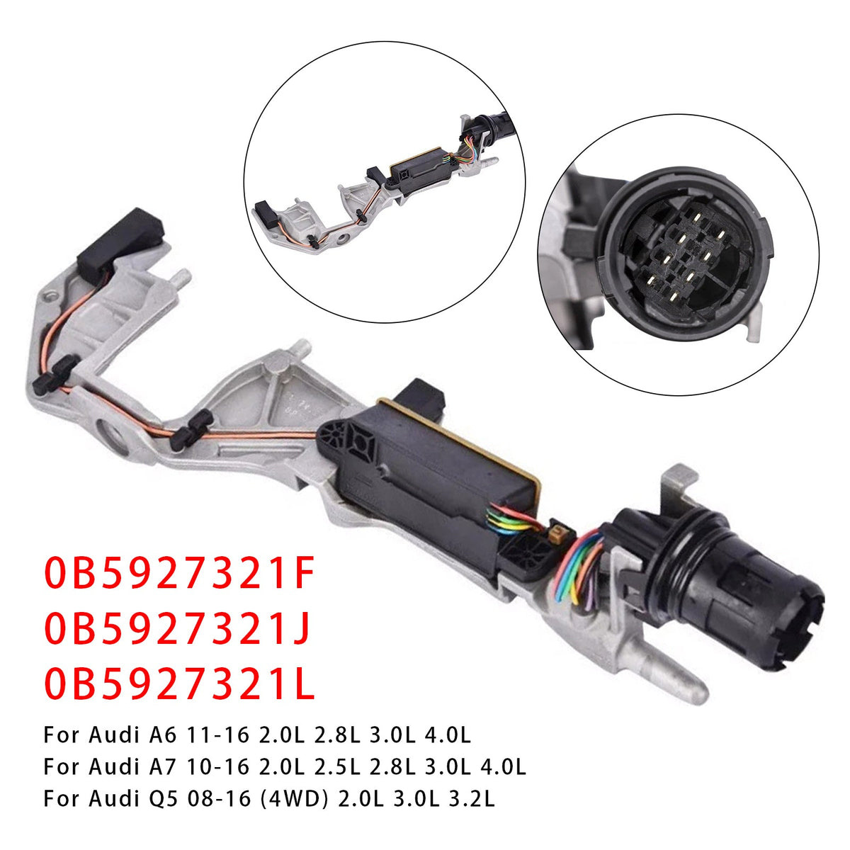Audi A4 A5 A6 A7 Q5 DL501 0B5 Transmission Selector Lever Position Sensor