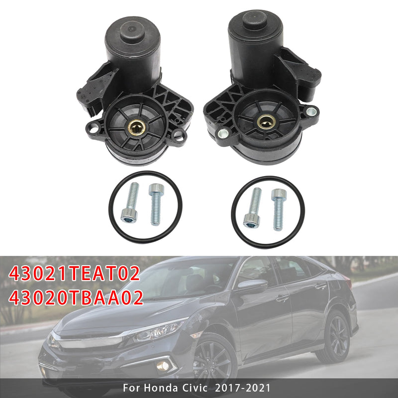 Honda Civic 2017-2021 2PCS Rear Left+Right Parking Brake Actuator 43021TEAT02