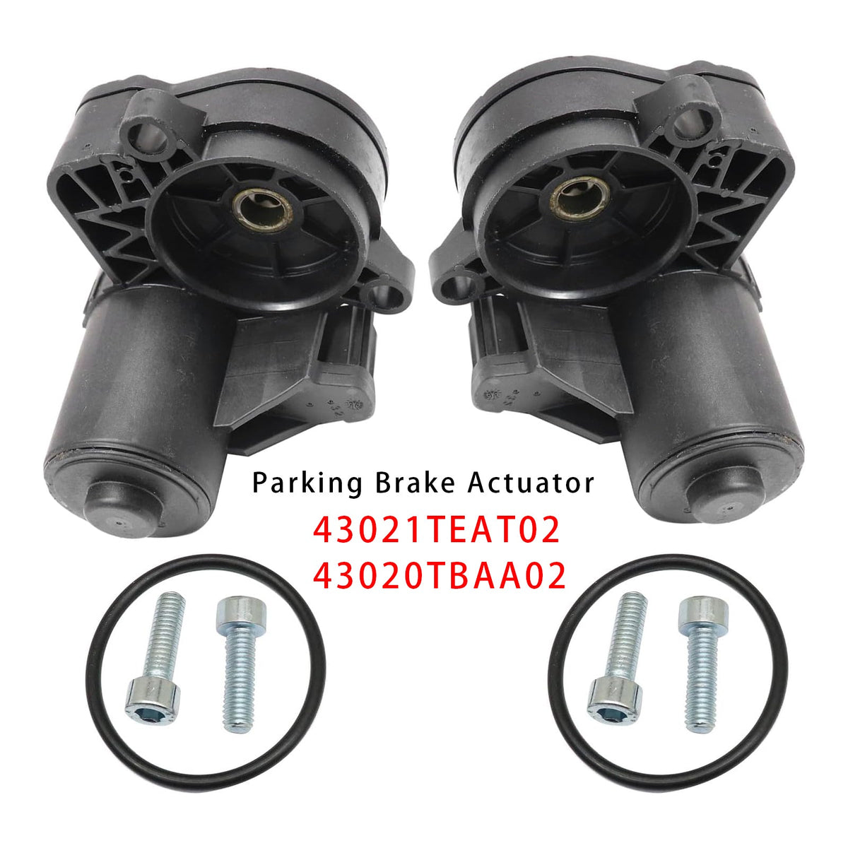 2x Rear Left+Right Parking Brake Actuator 43021TEAT02 For Honda Civic 2017-2021