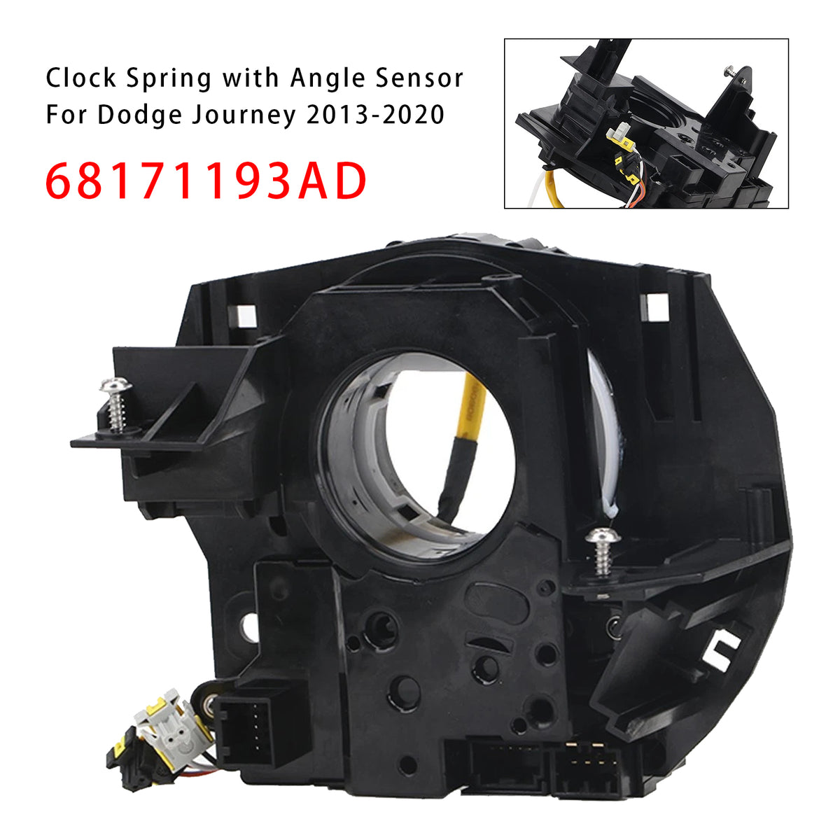 Dodge Journey 2013-2020 Steering Clock Spring with Angle Sensor 68171193AD