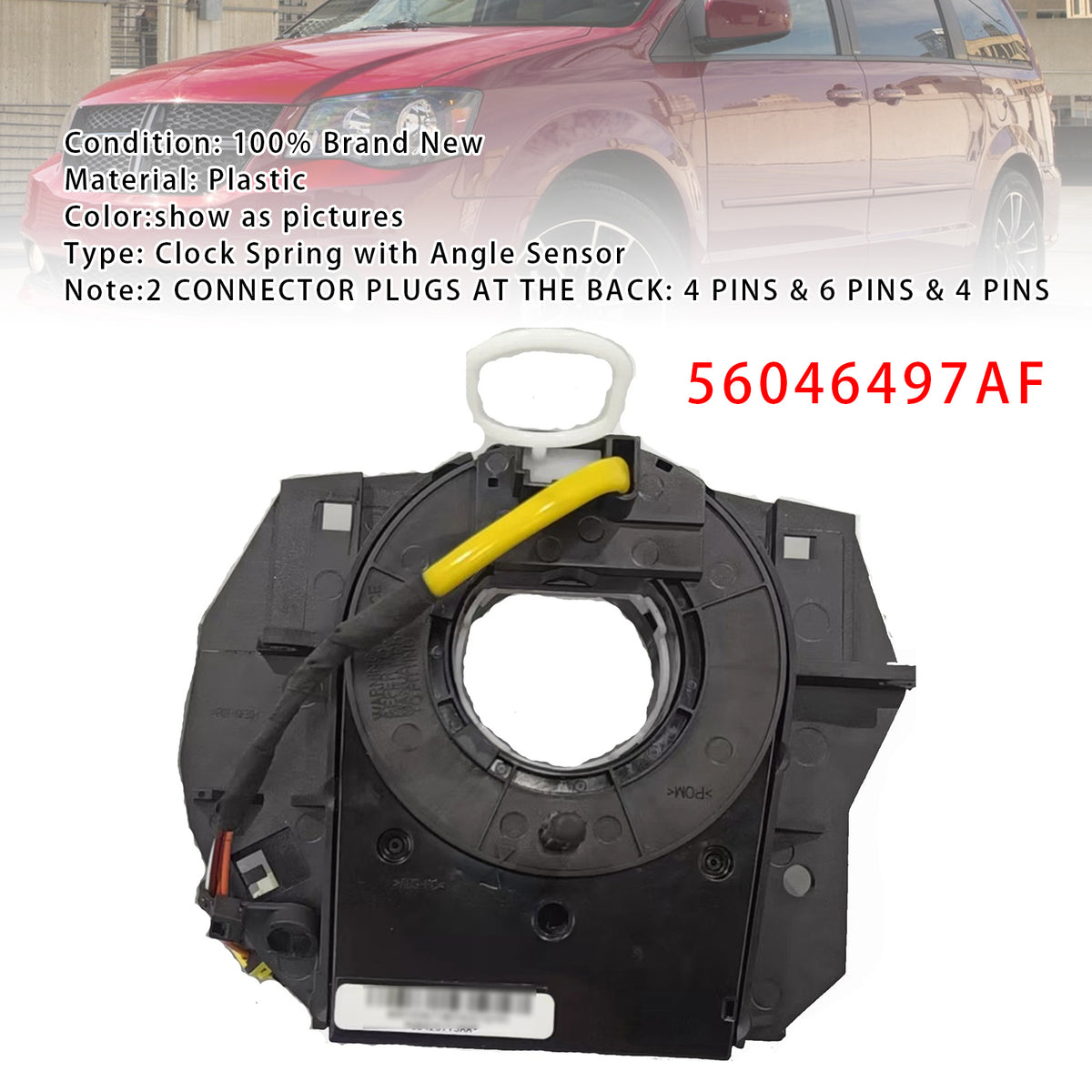 Chrysler Town and Country Clock Spring with Angle Sensor 56046497AF
