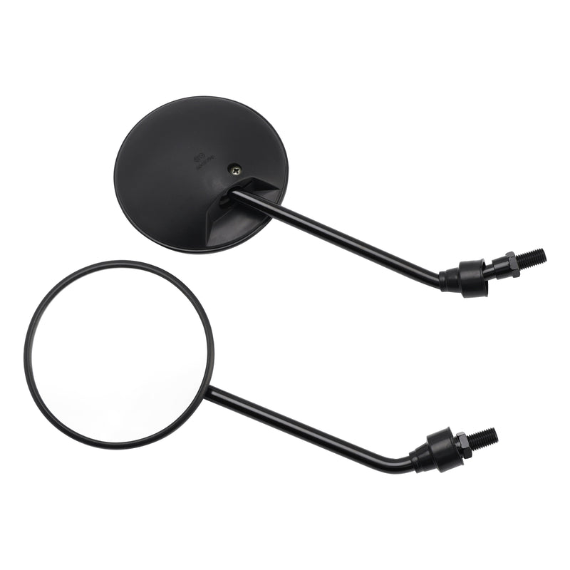 Honda XL600V XL650V XL700V Transalp 1994-2010 Black 10mm Rearview Mirror Set