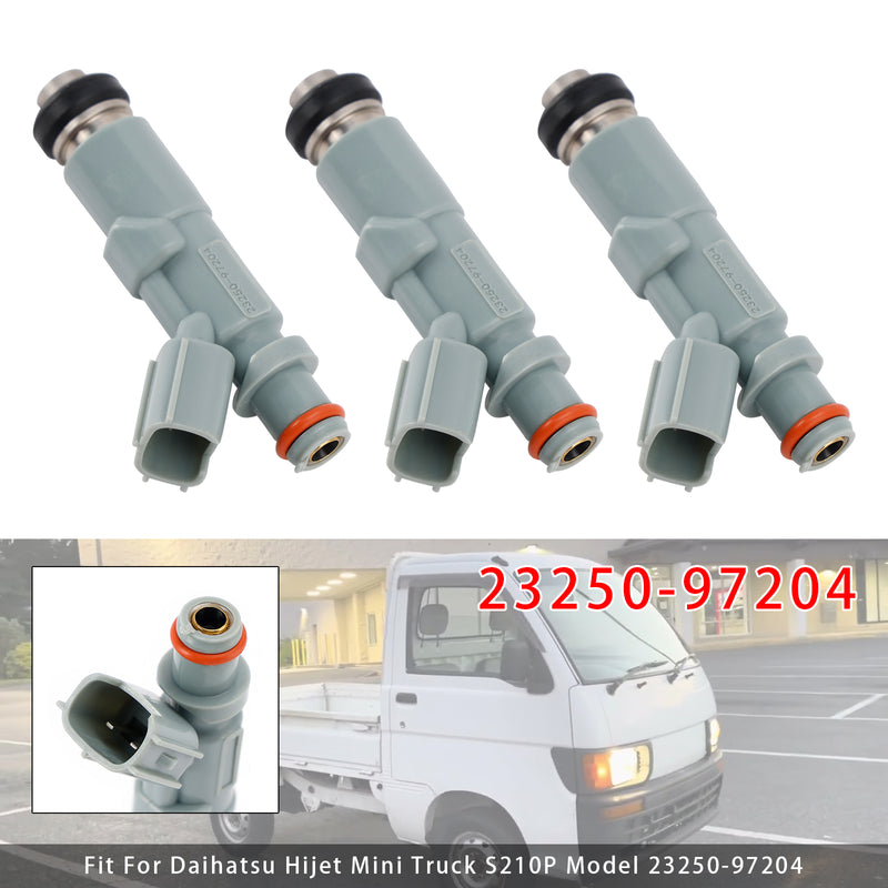 Daihatsu Hijet Mini Truck S210P Model 23250-97204 3Pcs Fuel Injector