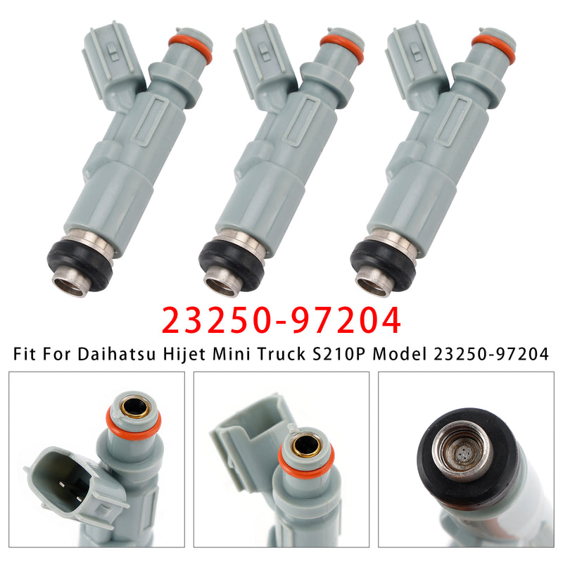 Daihatsu Hijet Mini Truck S210P Model 23250-97204 3Pcs Fuel Injector