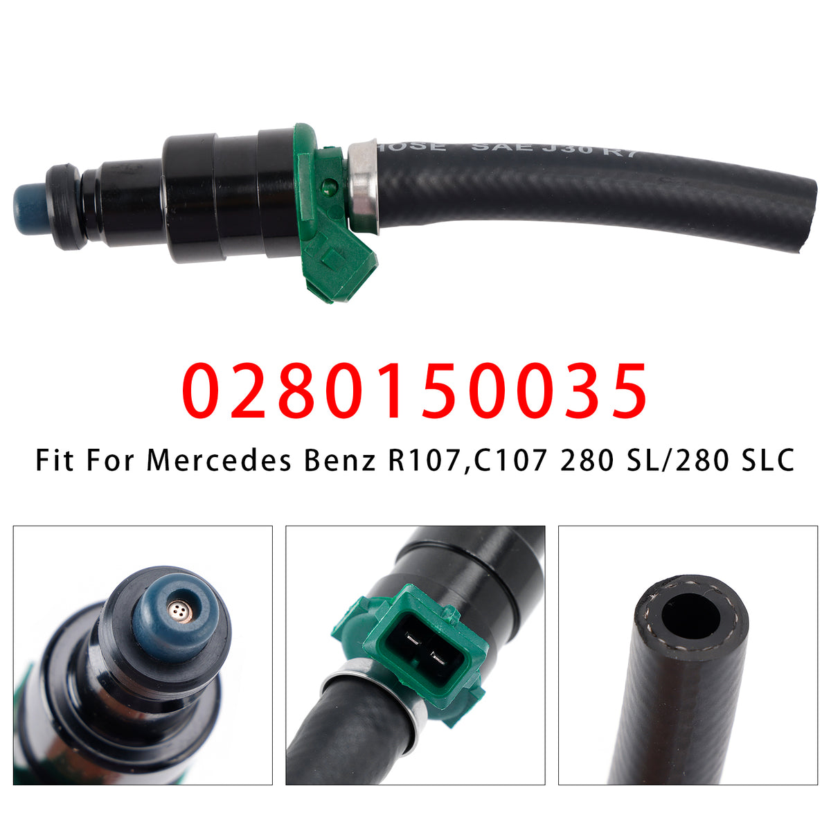 Mercedes Benz W114 W116 R107 C107 M110 M114 0280150035 1PCS Fuel Injector