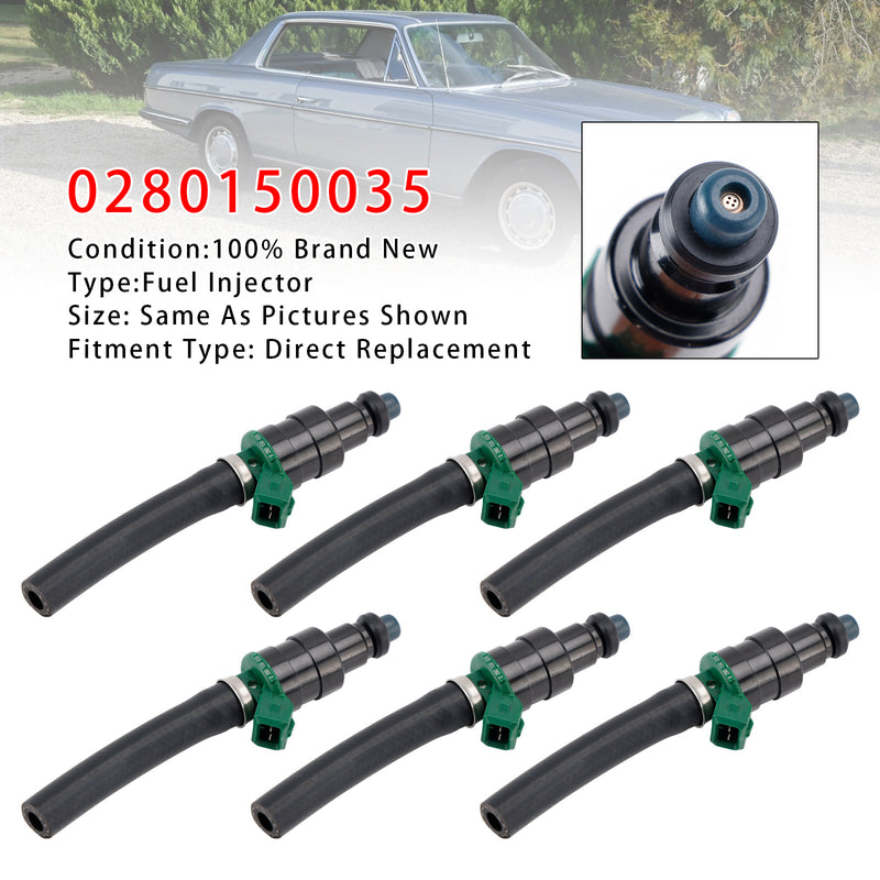 Mercedes Benz W114 W116 R107 C107 M110 M114 0280150035 6PCS Fuel Injector
