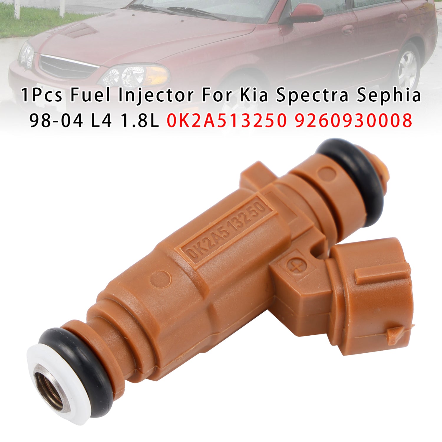 Kia Spectra Sephia 1998-2004 L4 1.8L 0K2A513250 9260930008 1PCS Fuel Injector