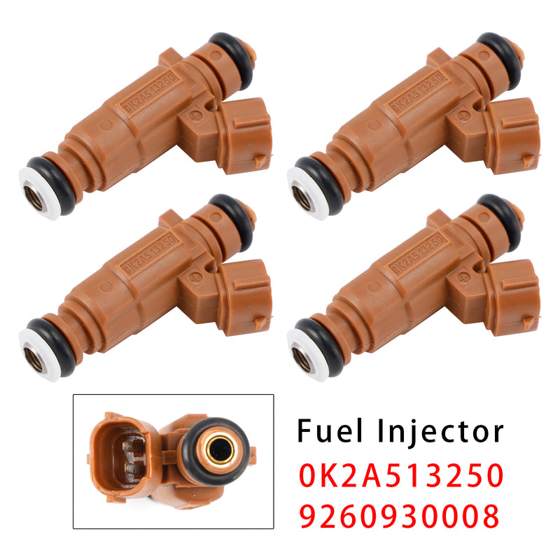 Kia Spectra Sephia 1998-2004 L4 1.8L 0K2A513250 9260930008 4PCS Fuel Injector