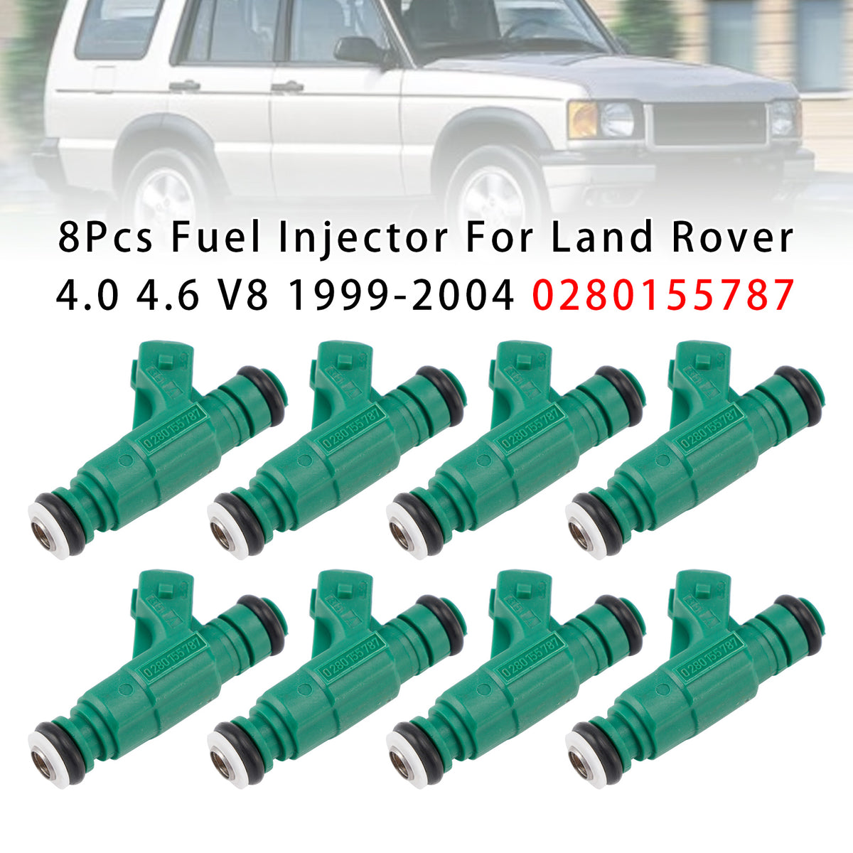 Land Rover 4.0 4.6 V8 1999-2004 0280155787 8PCS Fuel Injector