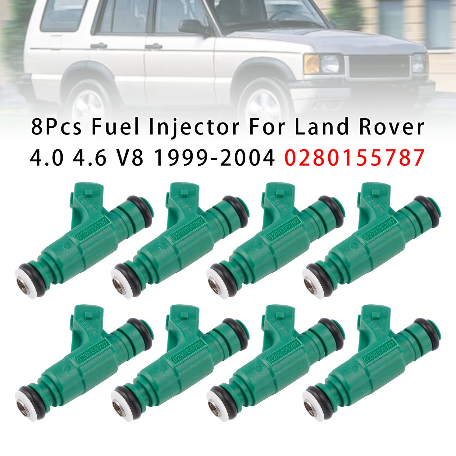 Land Rover 4.0 4.6 V8 1999-2004 0280155787 8PCS Fuel Injector