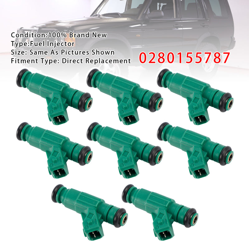Land Rover 4.0 4.6 V8 1999-2004 0280155787 8PCS Fuel Injector