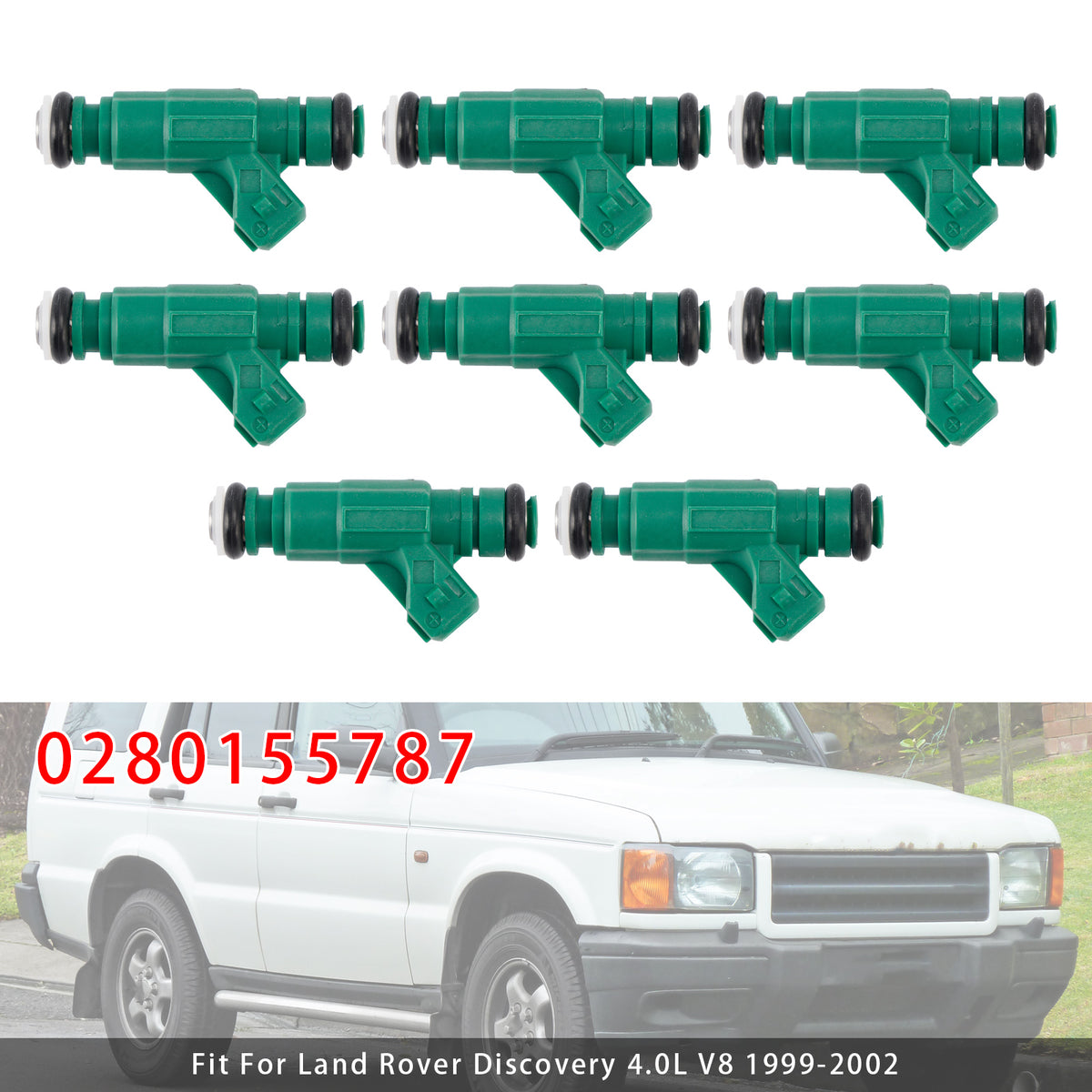 Land Rover 4.0 4.6 V8 1999-2004 0280155787 8PCS Fuel Injector
