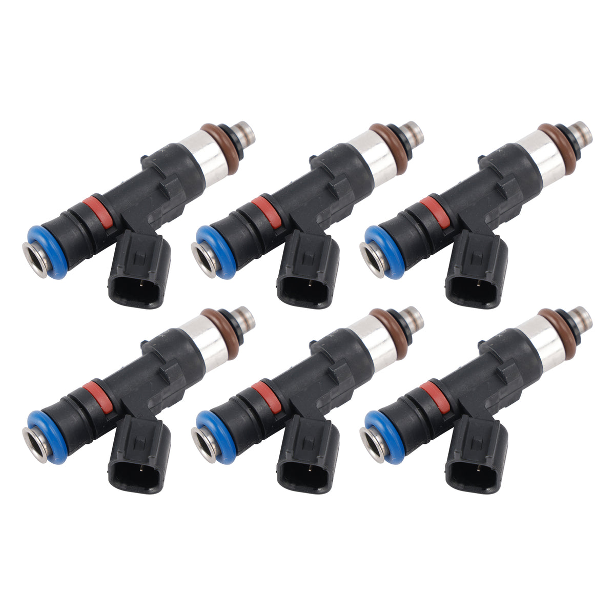 Saturn Outlook Vue GMC Acadia Enclave 2007-2008 0280158154 6PCS Fuel Injector