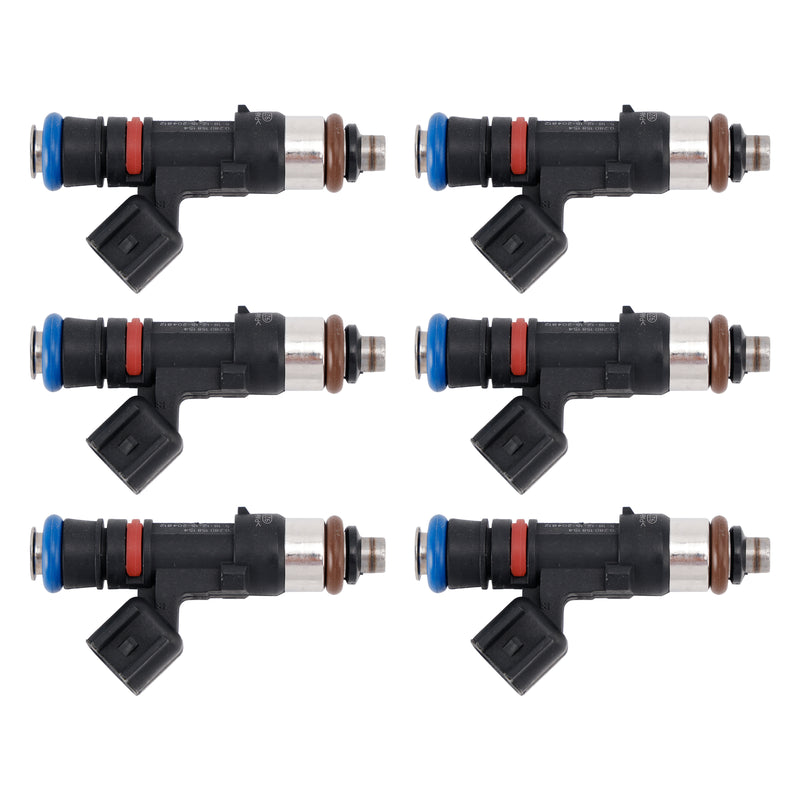 Saturn Outlook Vue GMC Acadia Enclave 2007-2008 0280158154 6PCS Fuel Injector