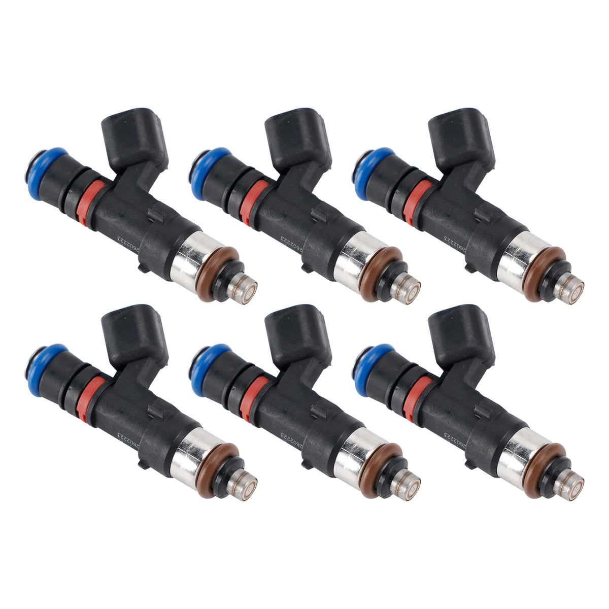 Saturn Outlook Vue GMC Acadia Enclave 2007-2008 0280158154 6PCS Fuel Injector