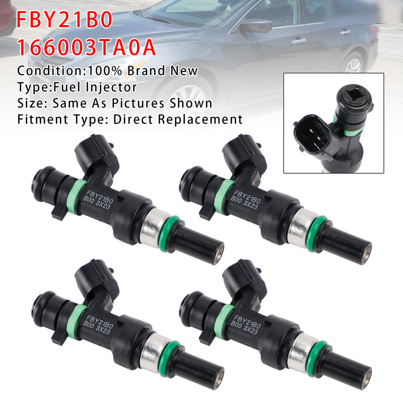Nissan Altima Rogue X-Trail 2.5L 2013-2016 FBY21B0 166003TA0A 4PCS Fuel Injector