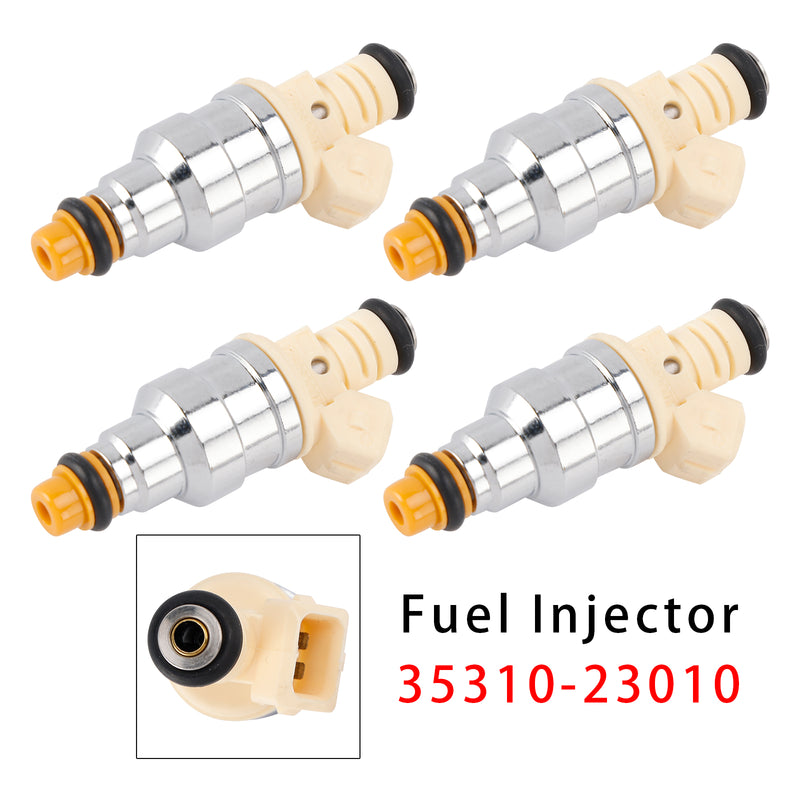 Hyundai Elantra Tiburon 1.8L 1996-1998 35310-23010 4PCS Fuel Injector