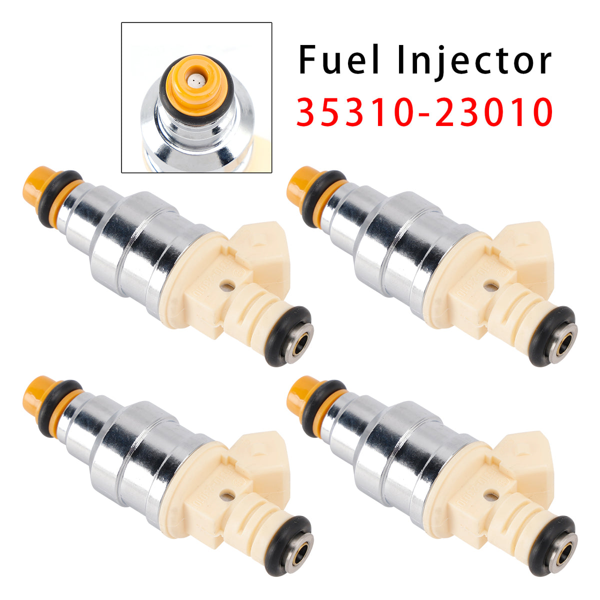 Hyundai Elantra Tiburon 1.8L 1996-1998 35310-23010 4PCS Fuel Injector