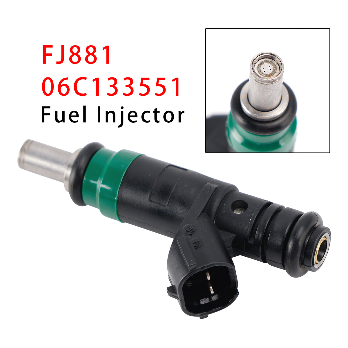 Audi A4 A6 Quattro 3.0L V6 2002-2006 FJ881 06C133551 1PCS Fuel Injector