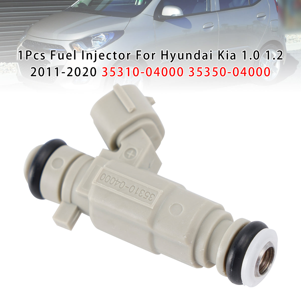 Hyundai Kia 1.0 1.2 2011-2020 35310-04000 35350-04000 1PCS Fuel Injector