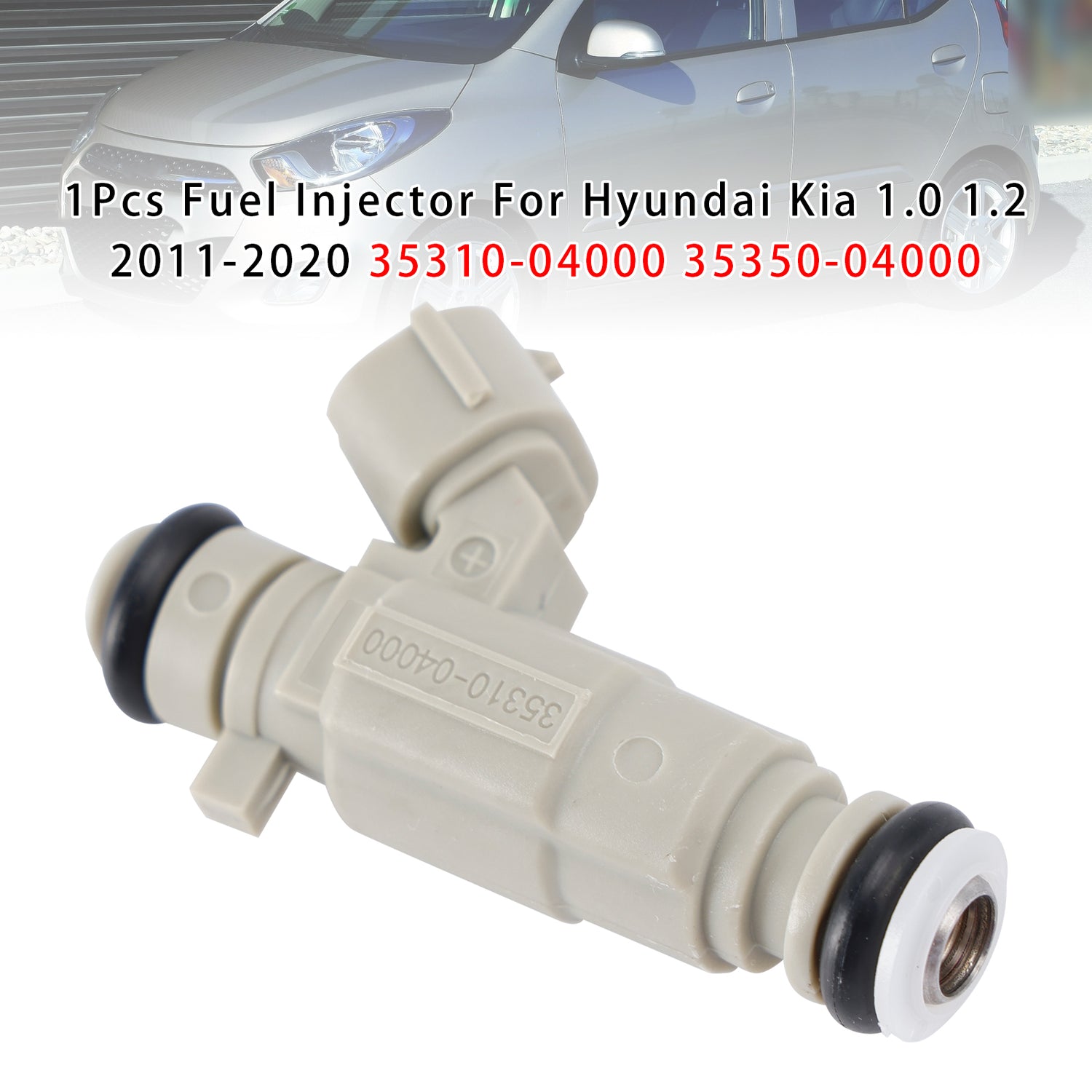 Hyundai Kia 1.0 1.2 2011-2020 35310-04000 35350-04000 1PCS Fuel Injector