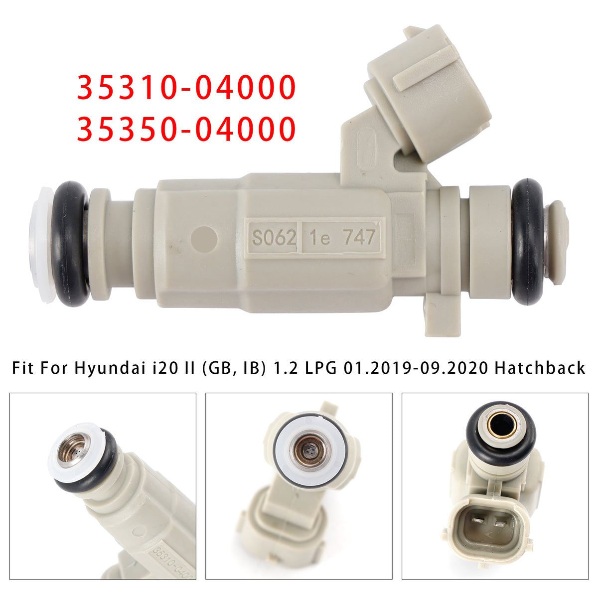 Hyundai Kia 1.0 1.2 2011-2020 35310-04000 35350-04000 1PCS Fuel Injector