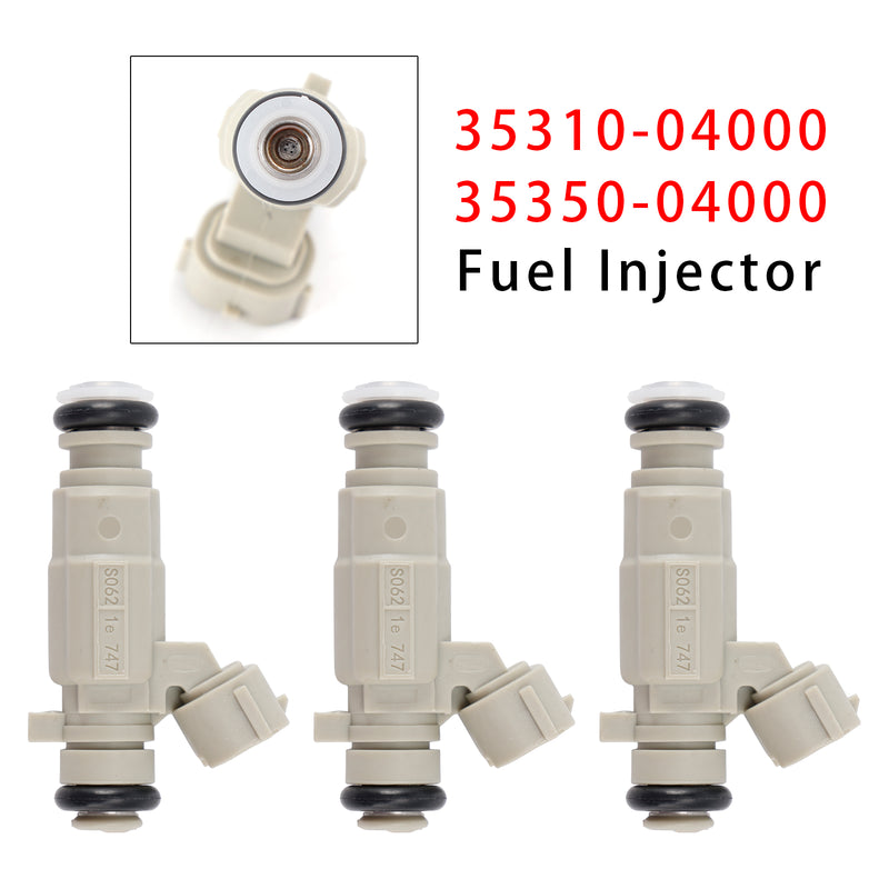 Hyundai Kia 1.0 1.2 2011-2020 35310-04000 35350-04000 3Pcs Fuel Injector
