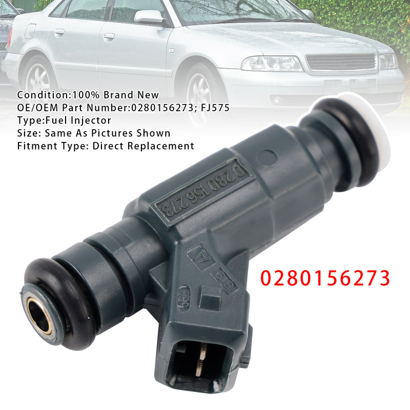 Audi A4 A6 Quattro A4 A6 Passat 1997-2005 2.8L 0280156273 1PCS Fuel Injector