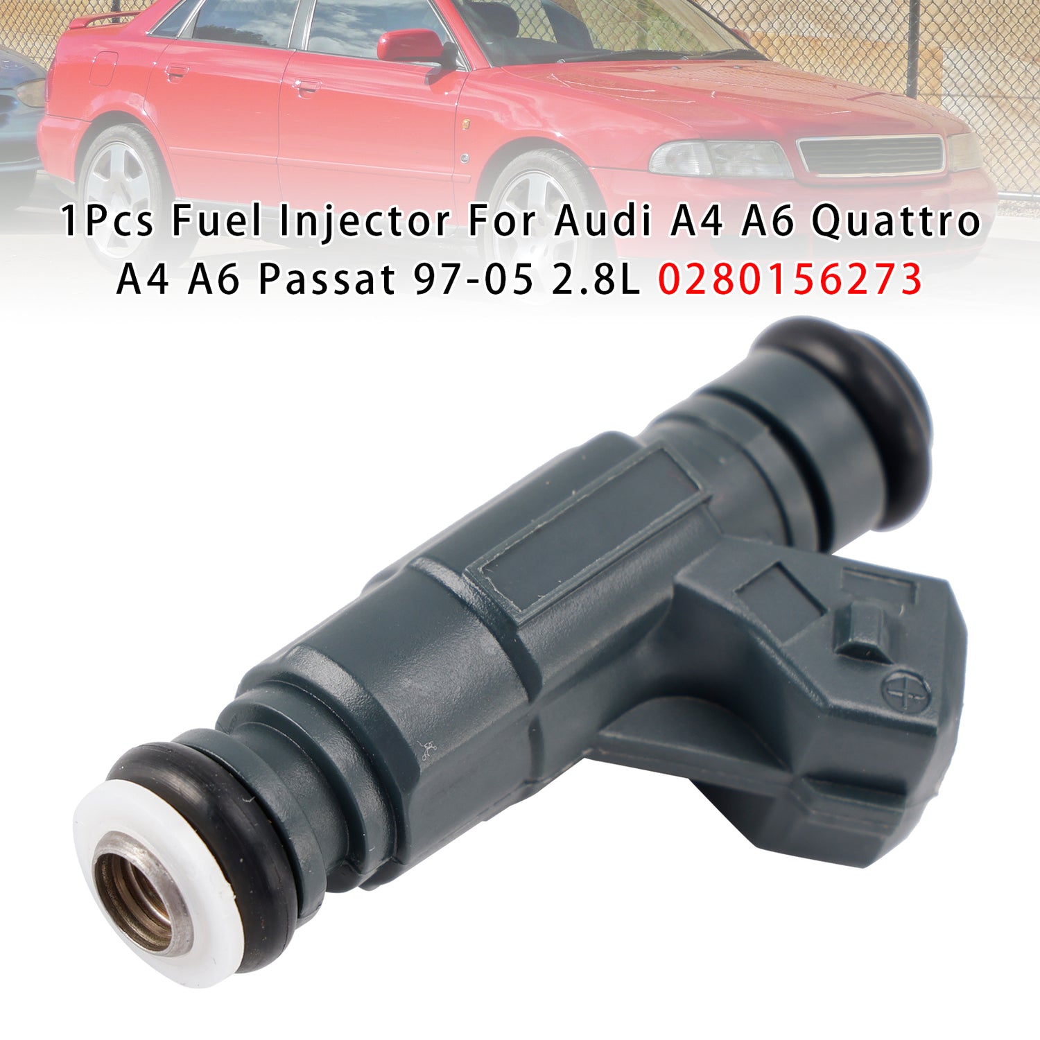 Audi A4 A6 Quattro A4 A6 Passat 1997-2005 2.8L 0280156273 1PCS Fuel Injector