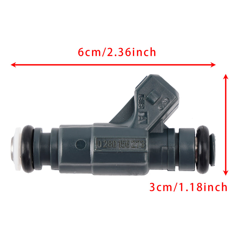 Audi A4 A6 Quattro A4 A6 Passat 1997-2005 2.8L 0280156273 6PCS Fuel Injector