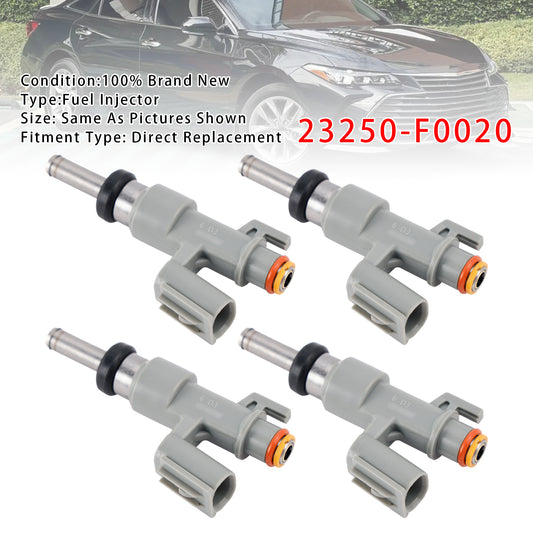 Toyota RAV4 Highlander Camry Lexus 2.5L 2018-2023 23250-F0020 4PCS Fuel Injector