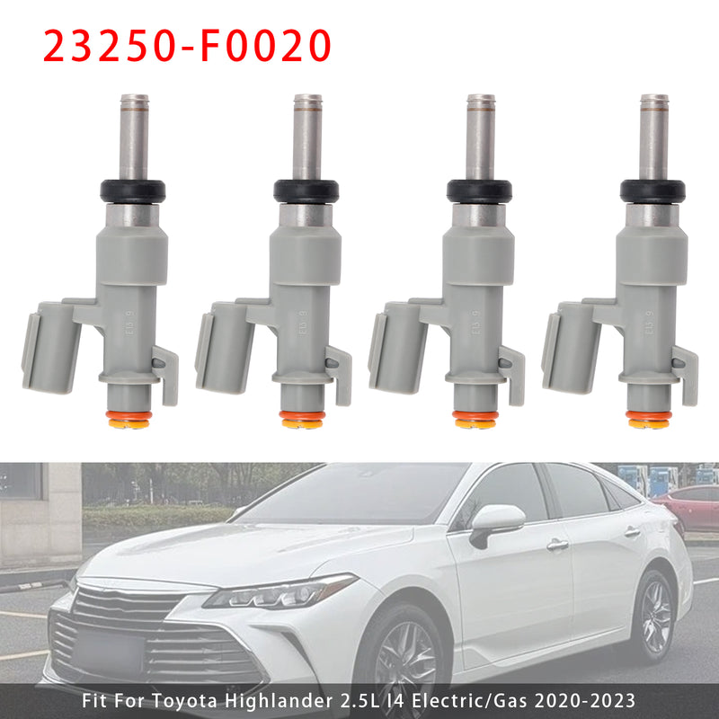 Toyota RAV4 Highlander Camry Lexus 2.5L 2018-2023 23250-F0020 4PCS Fuel Injector