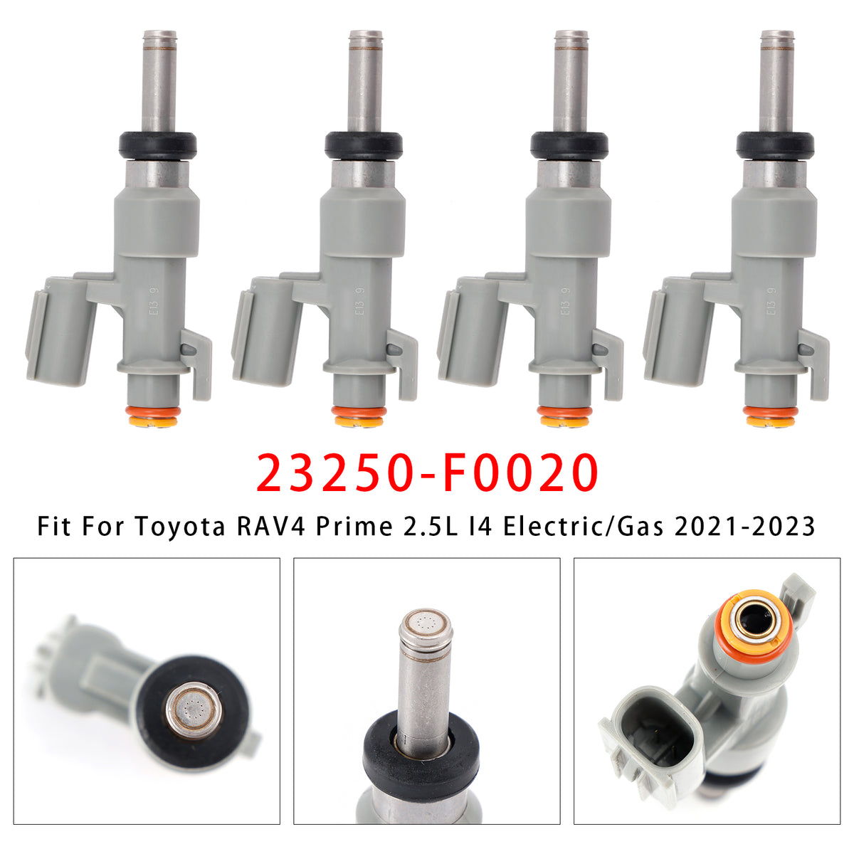 Toyota RAV4 Highlander Camry Lexus 2.5L 2018-2023 23250-F0020 4PCS Fuel Injector