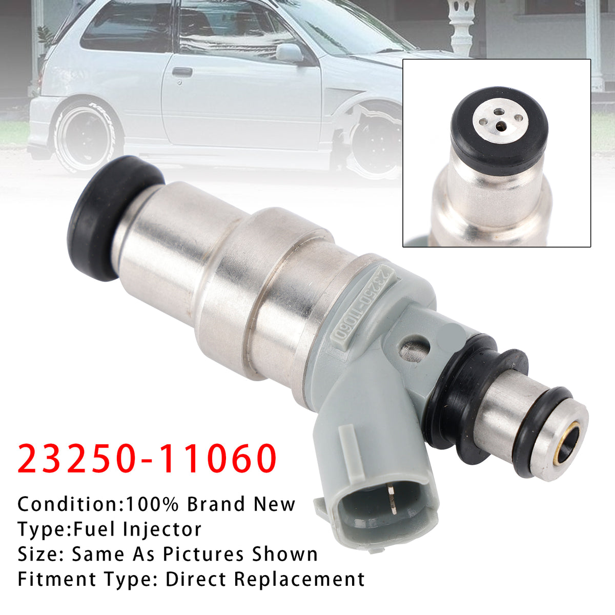 Toyota Starlet EP82 EP91 4EFTE 23250-11060 1PCS Fuel Injector