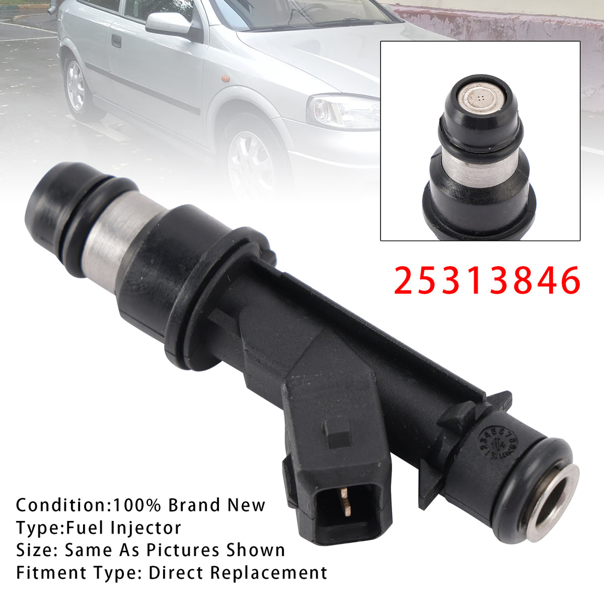 Vauxhall Astra Corsa Vectra Zafira Z14 Z16 25313846 1PCS Fuel Injector