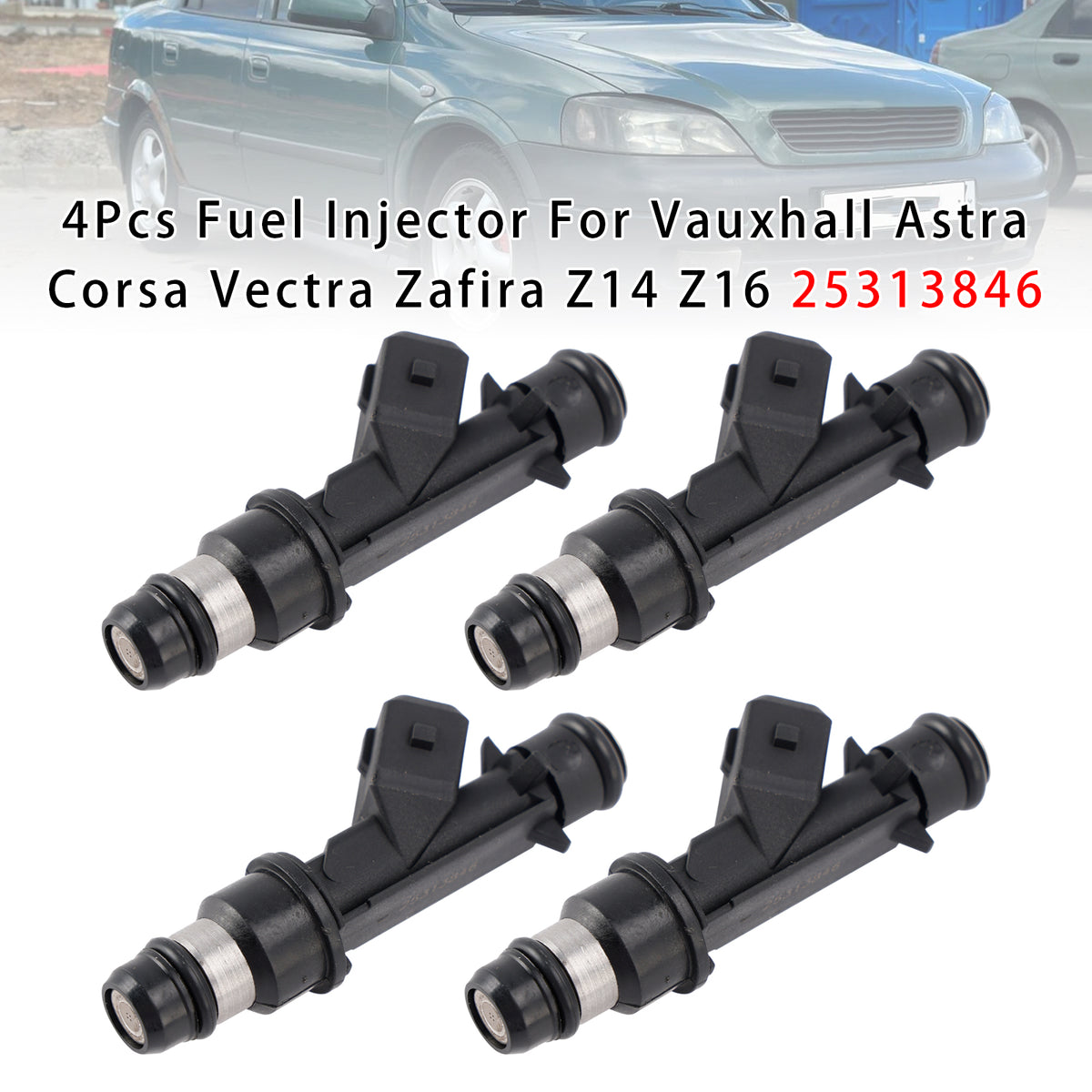 Vauxhall Astra Corsa Vectra Zafira Z14 Z16 25313846 4PCS Fuel Injector