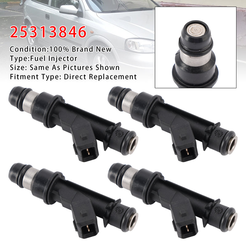 Vauxhall Astra Corsa Vectra Zafira Z14 Z16 25313846 4PCS Fuel Injector