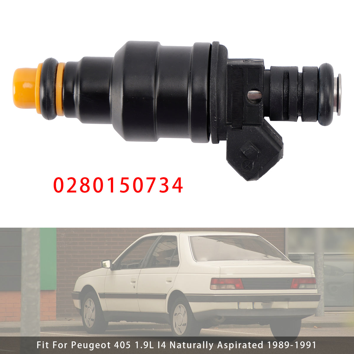 Volvo 745 940 240 740 2.3L Peugeot 405 1985-1995 0280150734 1PCS Fuel Injector