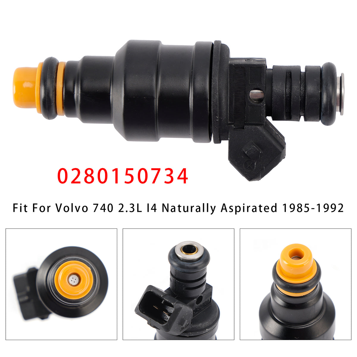 Volvo 745 940 240 740 2.3L Peugeot 405 1985-1995 0280150734 1PCS Fuel Injector