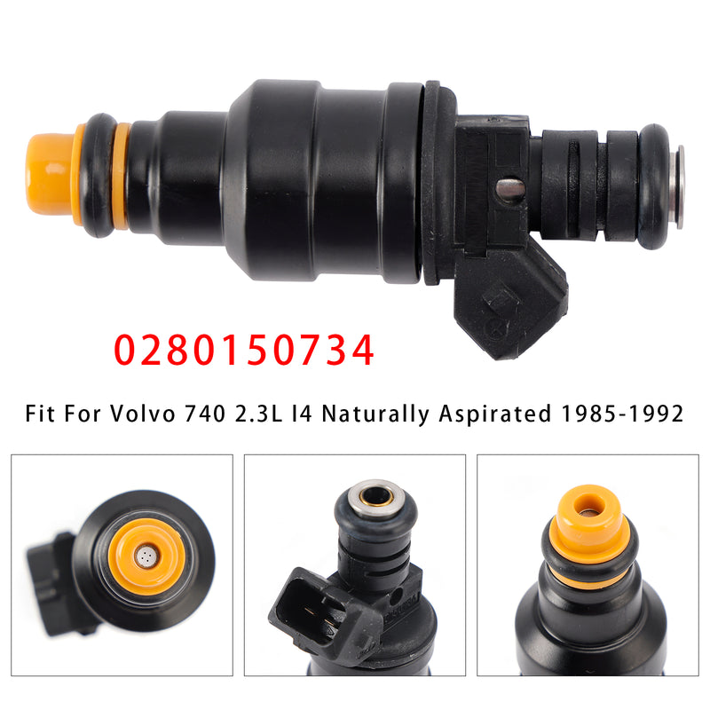 Volvo 745 940 240 740 2.3L Peugeot 405 1985-1995 0280150734 1PCS Fuel Injector