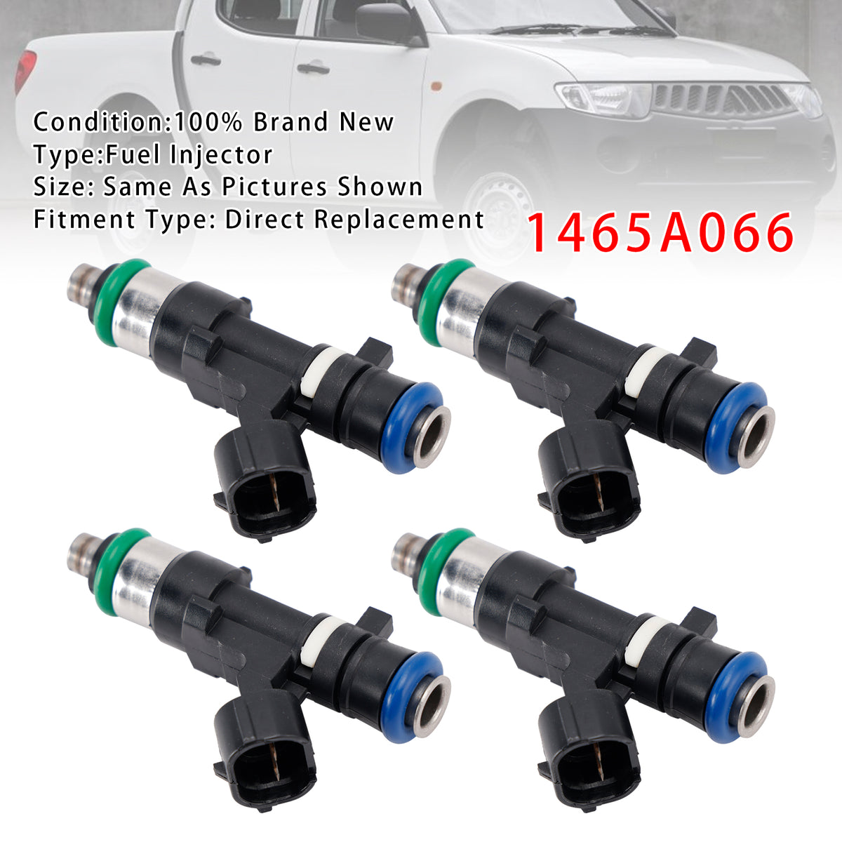 Mitsubishi Triton ML MN 2.4L 2005-2015 1465A066 4PCS Fuel Injector
