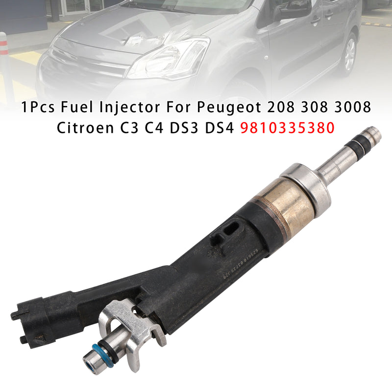 Peugeot 208 308 3008 Citroen C3 C4 DS3 DS4 9810335380 1PCS Fuel Injector